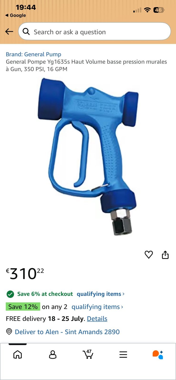 Lagedruk spuitpistolen, Tuin en Terras, Buitenkranen, Ophalen of Verzenden, Nieuw