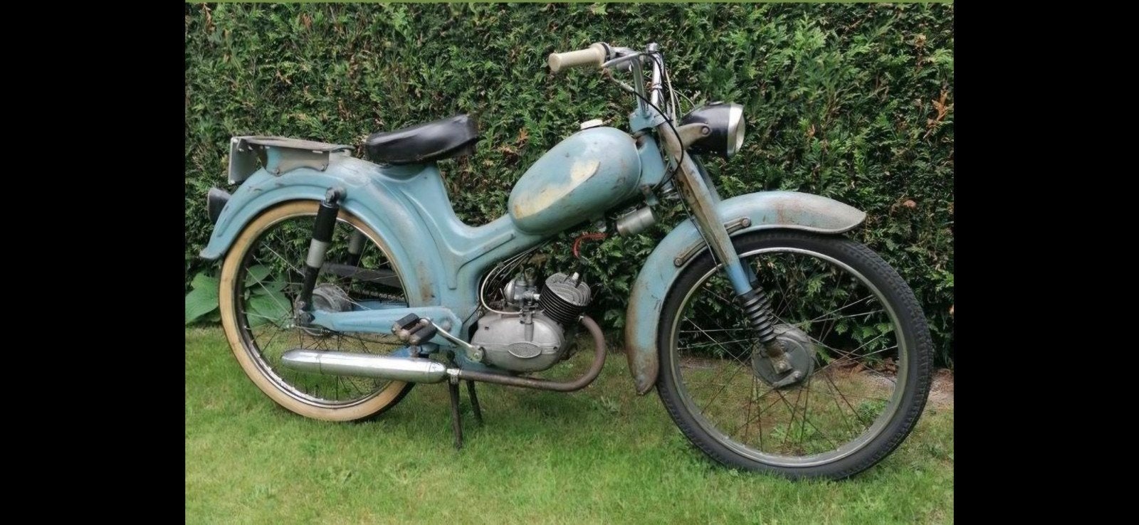 oldrimer bromfiets demm lusso 1961, Classe B (45 km/h), Enlèvement, 50 cm³, Autres marques