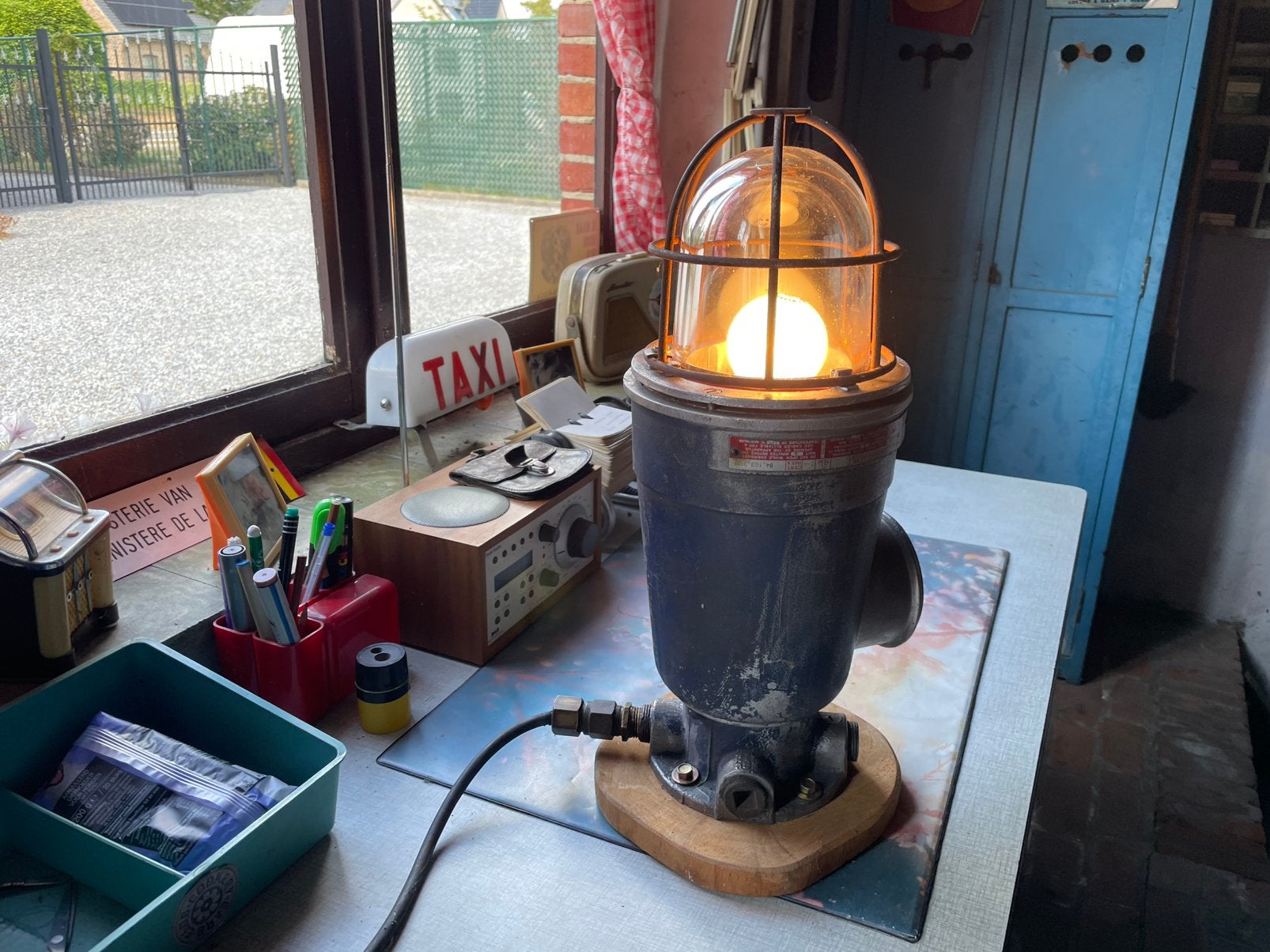Lampe Danger Cage, Enlèvement, Comme neuf