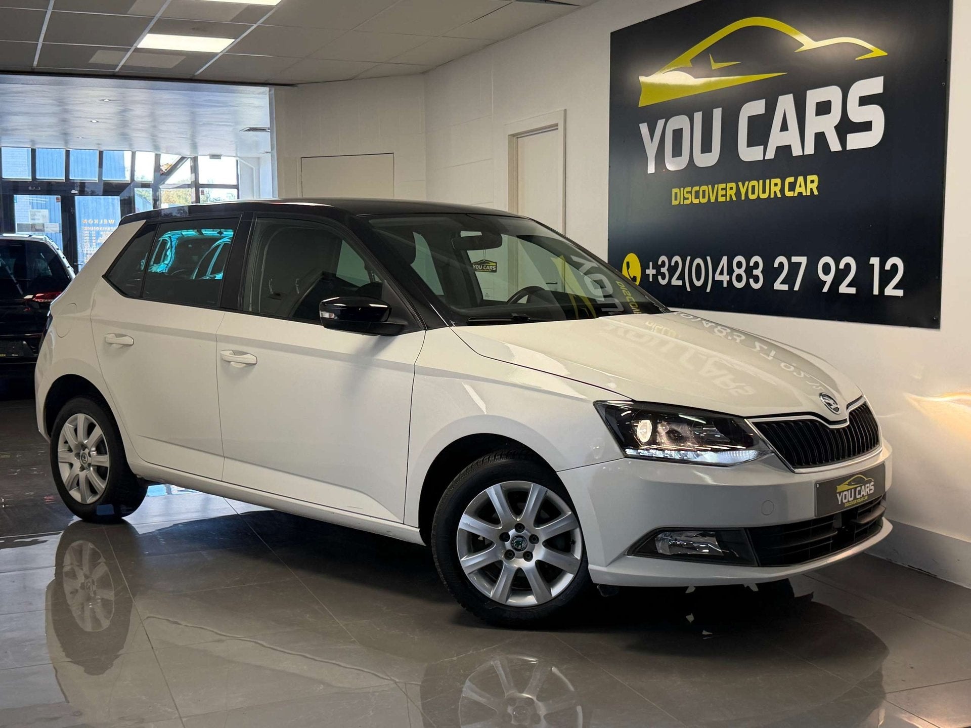 Skoda Fabia 1.0i Ultimate Clever 1 jaar garantie, Auto's, Dealer onderhouden, Gebruikt, Wit, Bedrijf