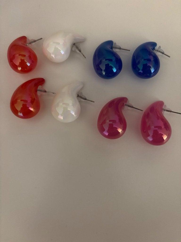 Oorbellen grote druppels nieuw!, Handtassen en Accessoires, Ophalen, Overige materialen, Overige kleuren, Nieuw