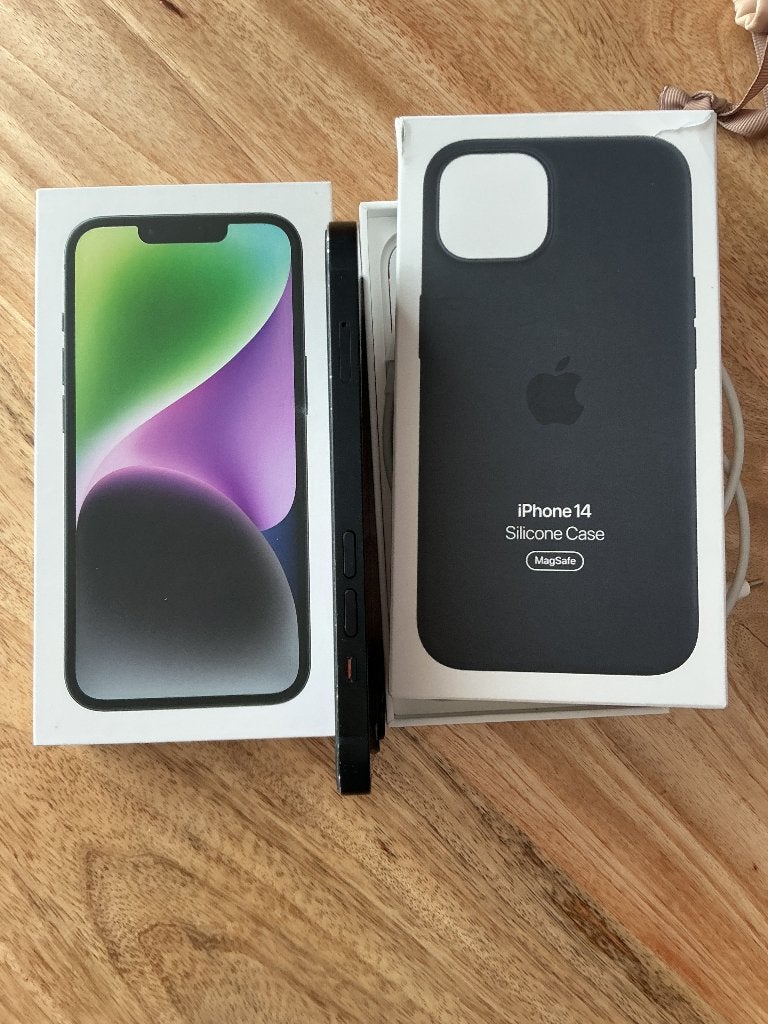iPhone 14, Zwart, Ophalen of Verzenden, 82 %, Zonder simlock