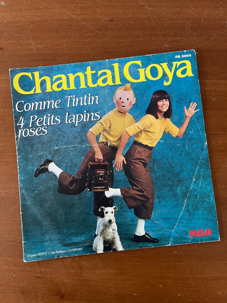 Disque Chantal Goya Comme Tintin, Enlèvement ou Envoi