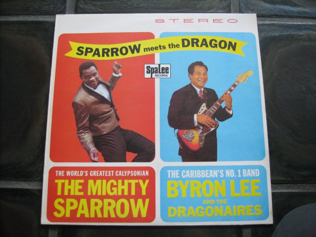 the mighty sparrow - byron lee uk made lp, Cd's en Dvd's, Vinyl | Overige Vinyl, LP, Gebruikt, Ophalen of Verzenden, Inclusief binnenhoes