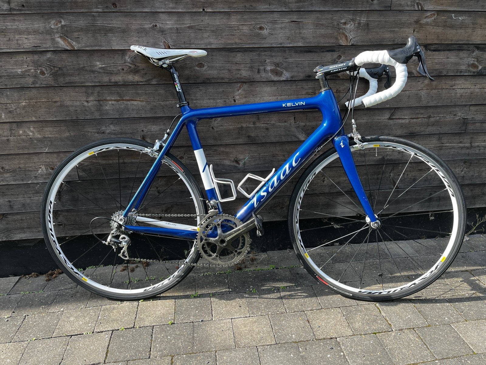 Isaac full carbon koersfiets mt 56 campagnolo chorus carbon, Fietsen en Brommers, 28 inch, Carbon, Zo goed als nieuw, 15 tot 20 versnellingen