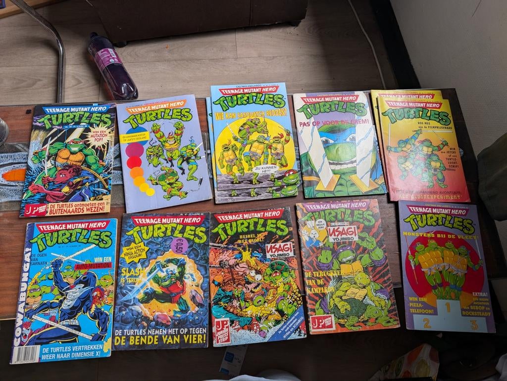 Zeldzame Ninja turtles strips, Ophalen