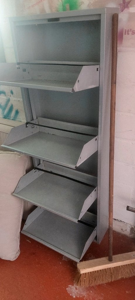 Aluminium schoenkast, Ophalen, Gebruikt, Modern