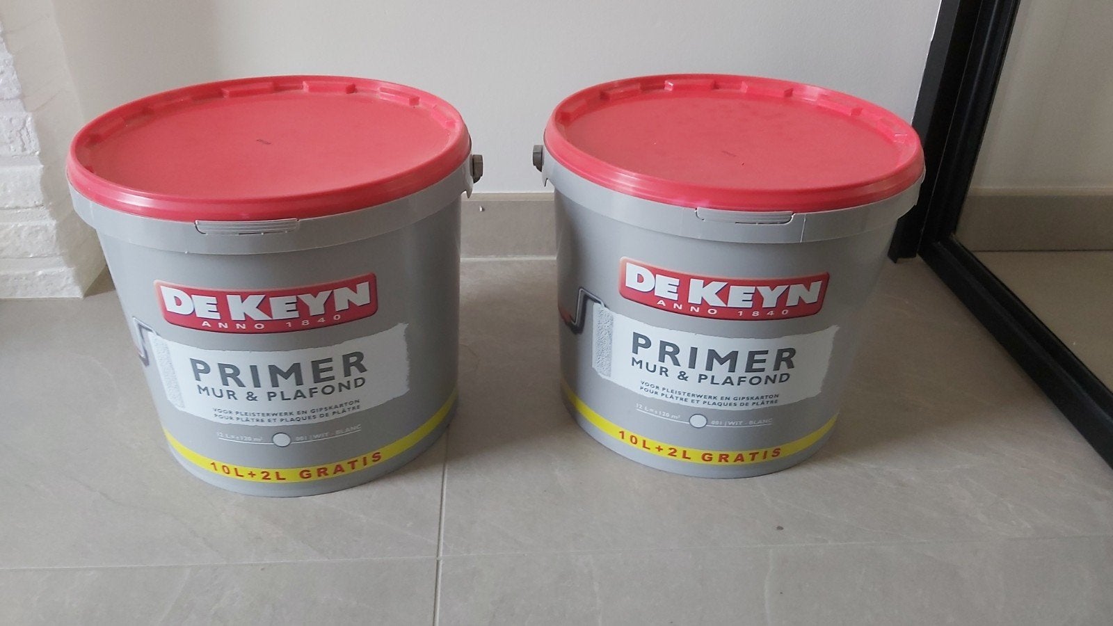 DE KEYN PRIMER 12 LITER, Doe-het-zelf en Bouw, Verf, Beits en Lak, Ophalen, Wit, Nieuw, Verf