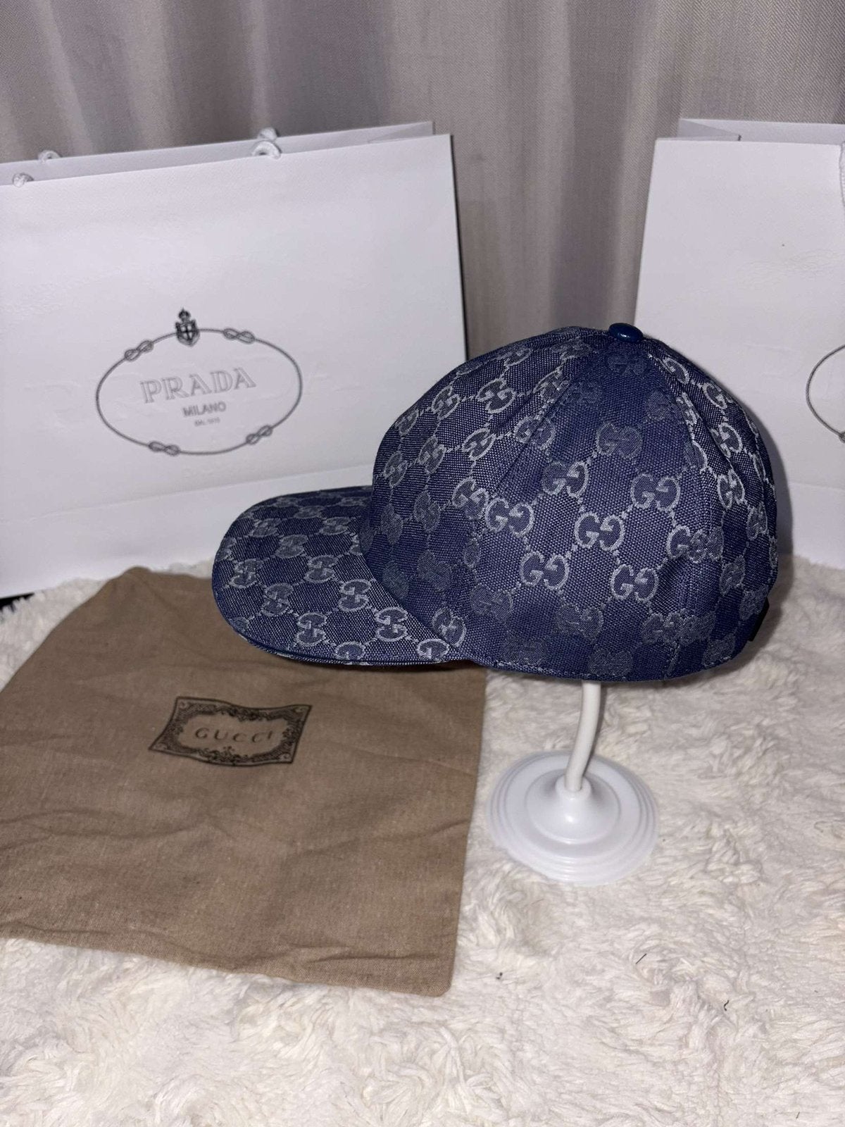 Casquette Gucci dubai bleu, Vêtements | Hommes, Enlèvement ou Envoi, Comme neuf, Casquette