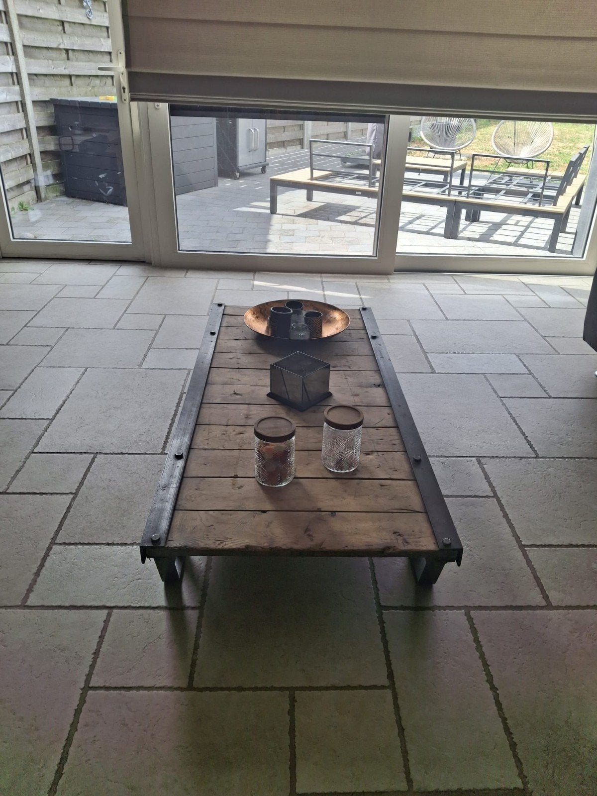 industriële salontafel, Huis en Inrichting, Ophalen