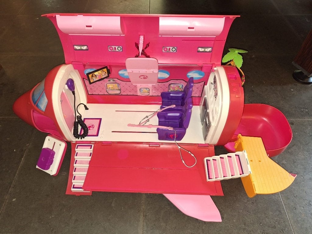 Barbie vliegtuig, Kinderen en Baby's, Ophalen of Verzenden, Gebruikt, Barbie