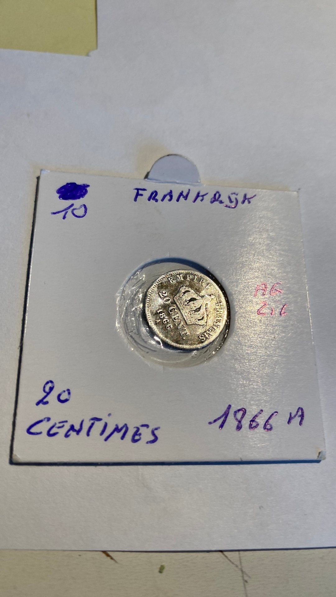 Zilver munt Frankrijk, Timbres & Monnaies, Enlèvement ou Envoi, Argent