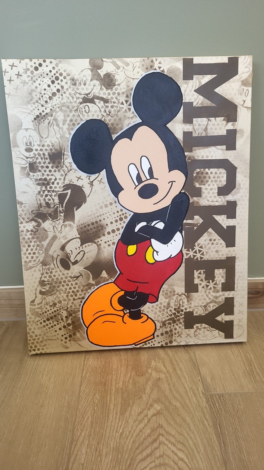 Mickey mouse - Artwork by Stok Melissa, Huis en Inrichting, Woonaccessoires | Schilderijen, Tekeningen en Foto's, Ophalen of Verzenden