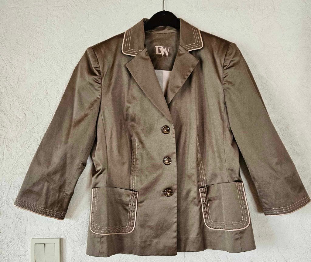 Veste blaser sortie soirée fêtes taille M - 38/40, Ophalen of Verzenden, Zo goed als nieuw, Maat 38/40 (M), Bruin