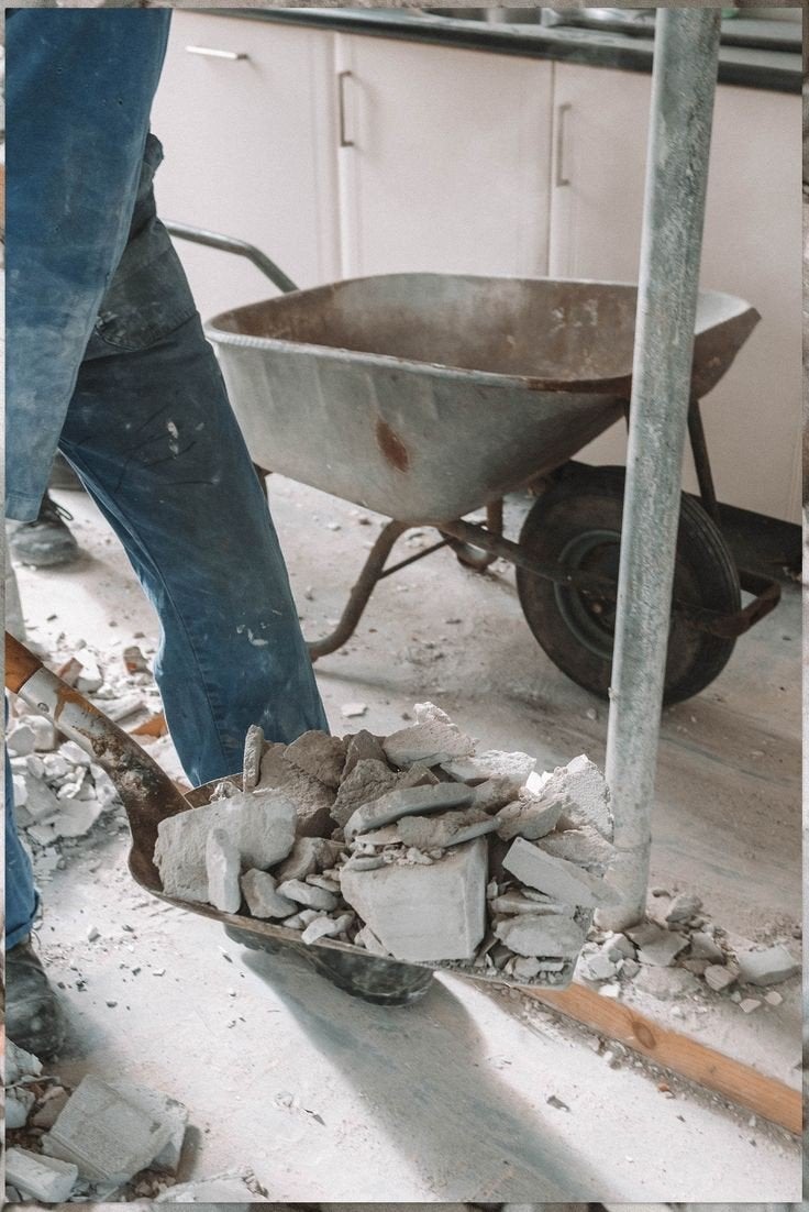 travaux de démolition, Enlèvement ou Envoi