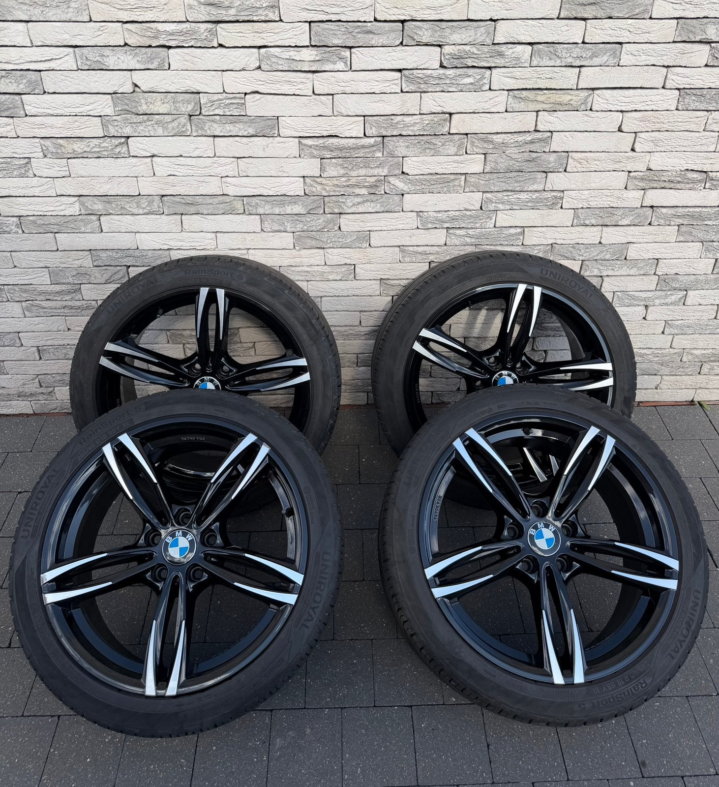 BMW Velgen 19 inch 5x120 met Uniroyal RainSport Banden, Auto-onderdelen, Banden en Velgen, 245 mm, Banden en Velgen, Zomerbanden
