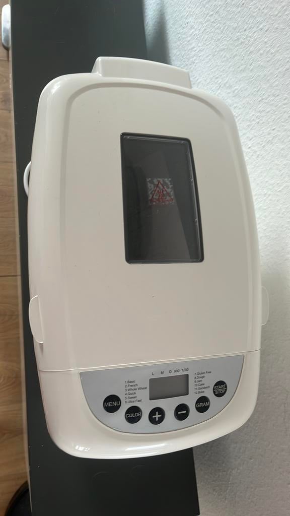 Machine a pain, 800 tot 1200 gram deeg, Zo goed als nieuw, Kijkvenster, Ophalen