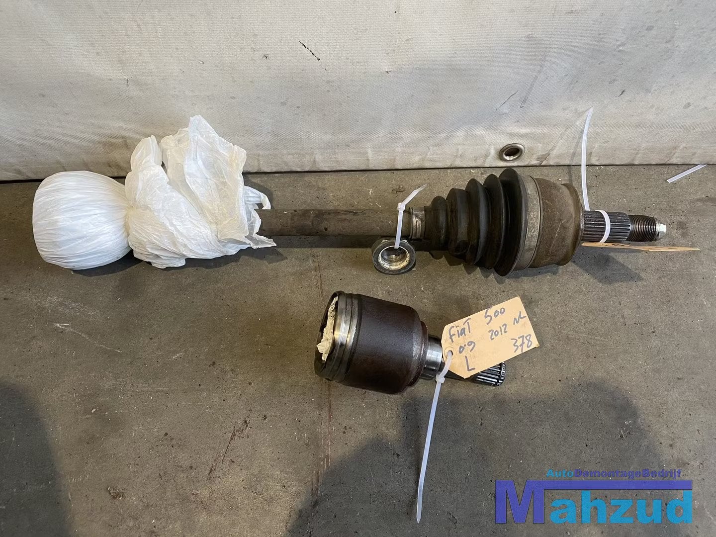 FIAT 500 Links aandrijfas automaatbak 2007+, Gebruikt, Stellantis Europe S.p.A., Info@stellantis.com, Corso Giovanni Agnelli 200
10135  Turin, IT