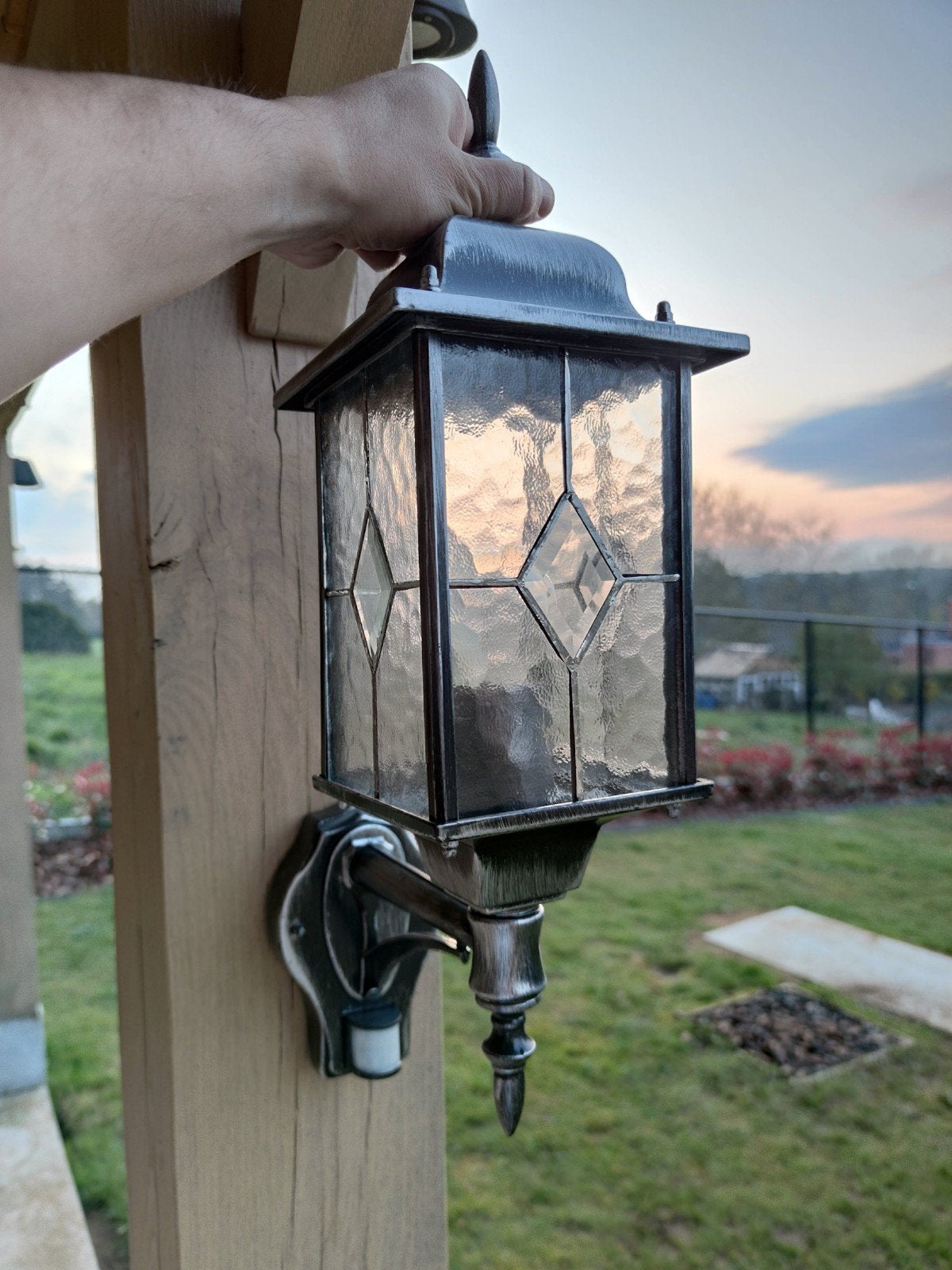 Nieuw: Elstead buitenlamp met sensor, Tuin en Terras, Buitenverlichting, Ophalen, Nieuw