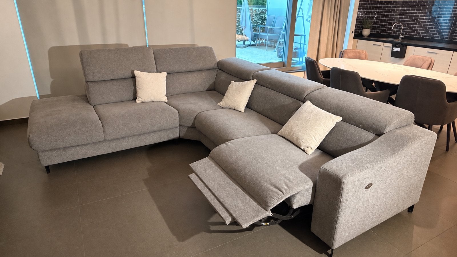 Zetel met relax te koop - 2m90 x 2m50, Enlèvement, Comme neuf