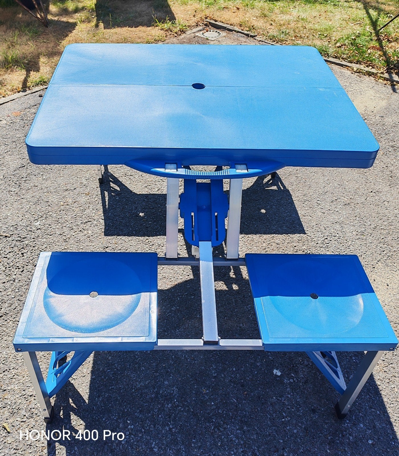 kampeertafel + zitjes 4 personen, Ophalen