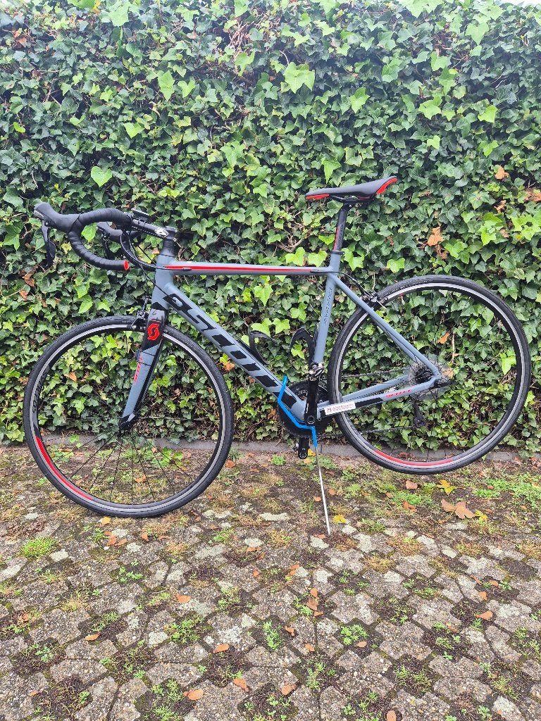 Koersfiets Scott maat M, Vélos & Vélomoteurs, Autres marques, Frein sur jante, Aluminium, Comme neuf
