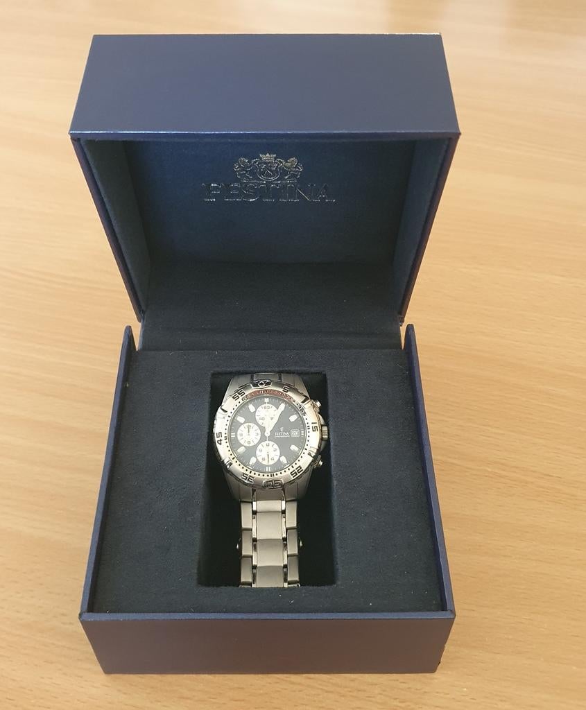 Festina chrono blue herenwatch, Verzenden