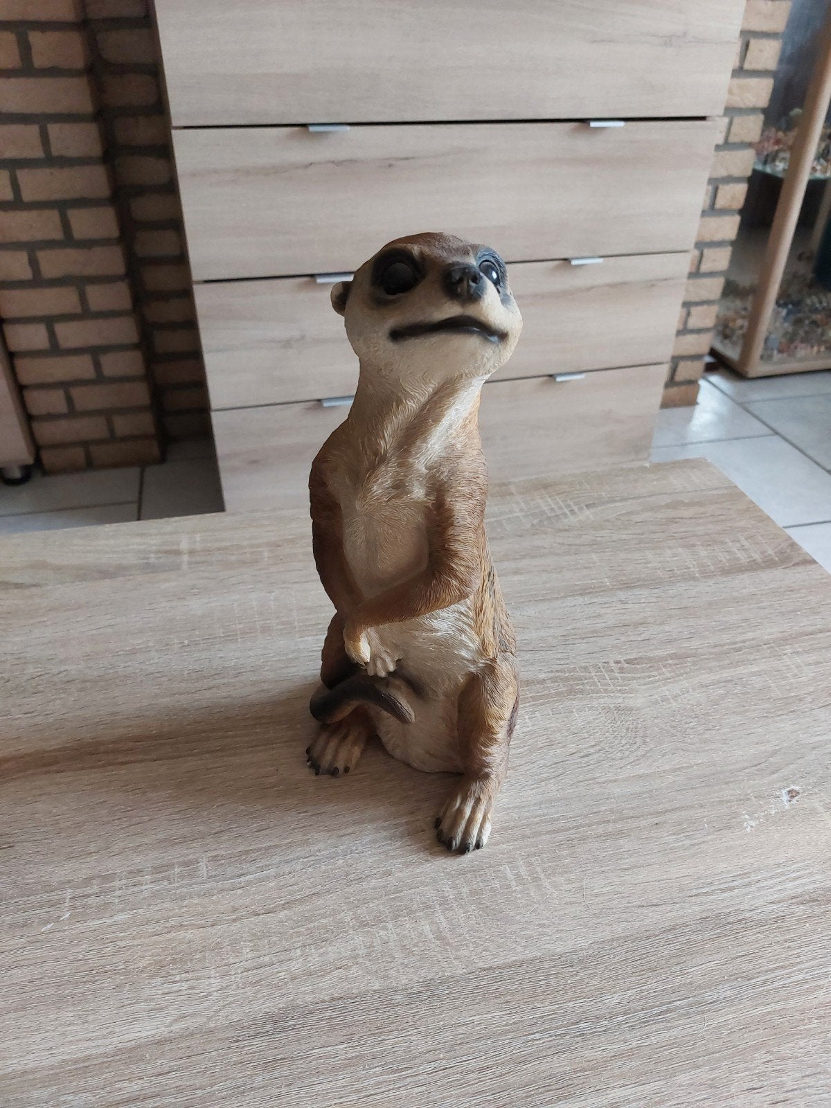 Figurine Décorative Suricate en Résine – Hauteur 30 cm, Enlèvement ou Envoi