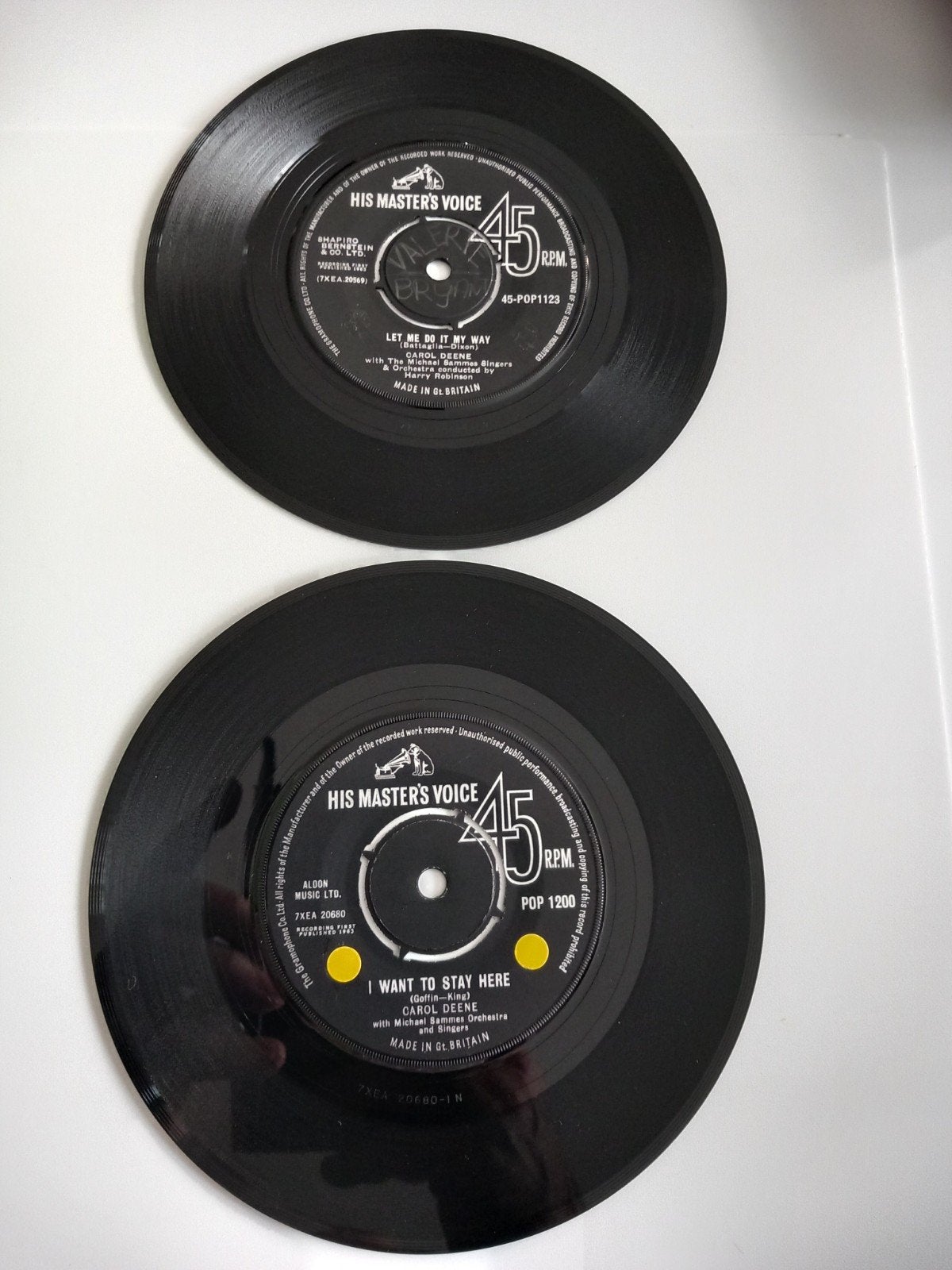 CAROL DEENE. 60S OLDIES POP-CORN  2 X 45T, Pop