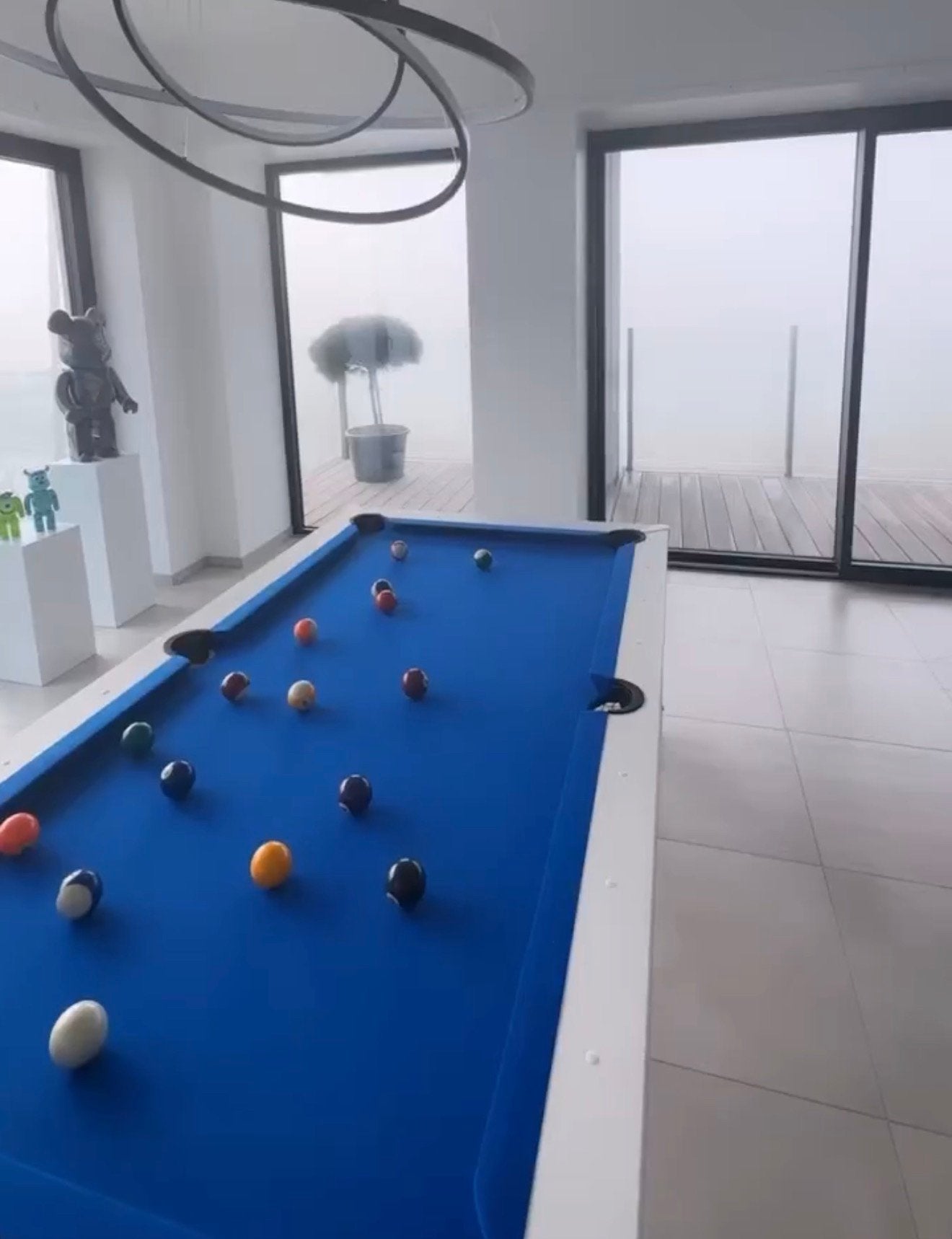 Design biljart & Eettafel, Ophalen, Zo goed als nieuw, Pooltafel