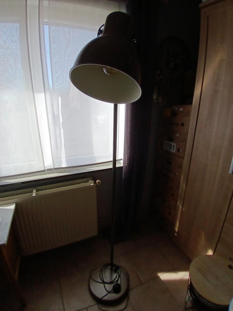 Mooie staanlamp, Enlèvement