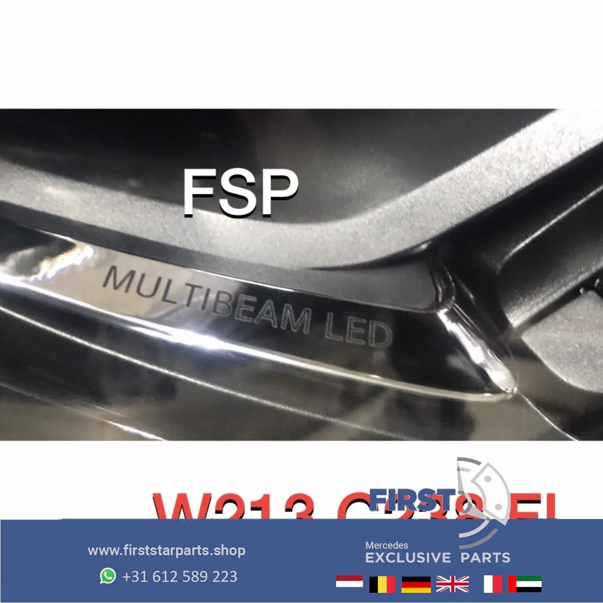 W213 FACELIFT LED MULTIBEAM KOPLAMP RECHTS E KLASSE ORIGINEE, Utilisé, -, -, Enlèvement ou Envoi