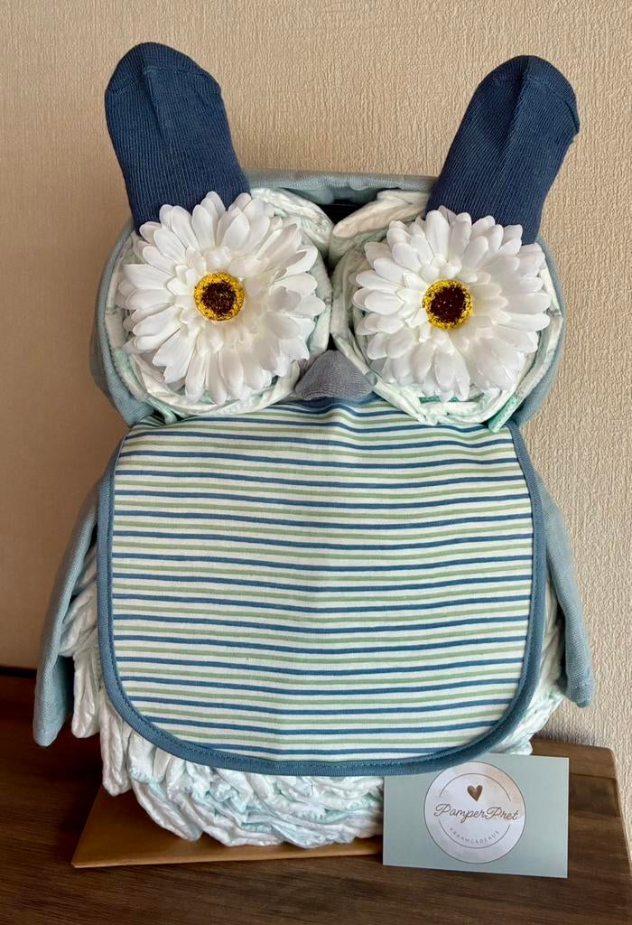 Pampertaart Uil, Kinderen en Baby's, Ophalen of Verzenden, Nieuw, Kraamcadeau