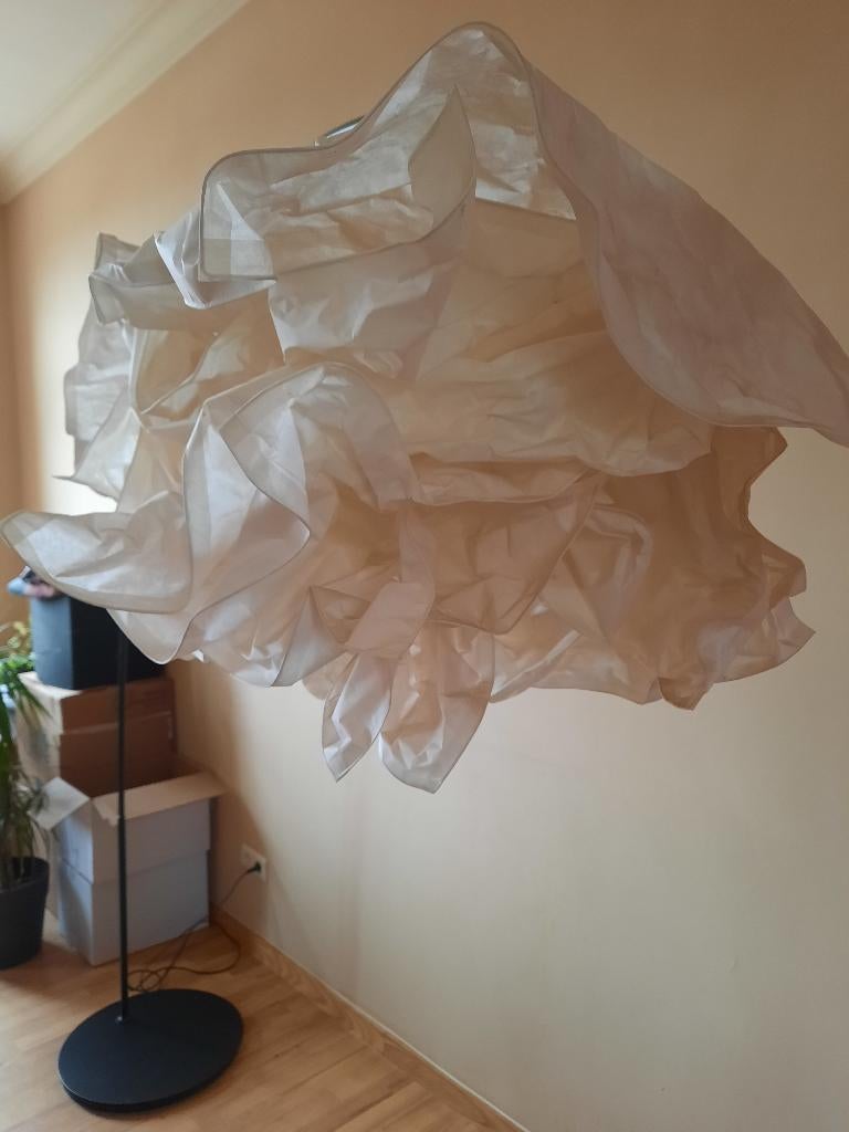 Staanlamp, Huis en Inrichting, Lampen | Vloerlampen, Ophalen, Gebruikt, Metaal, 150 tot 200 cm