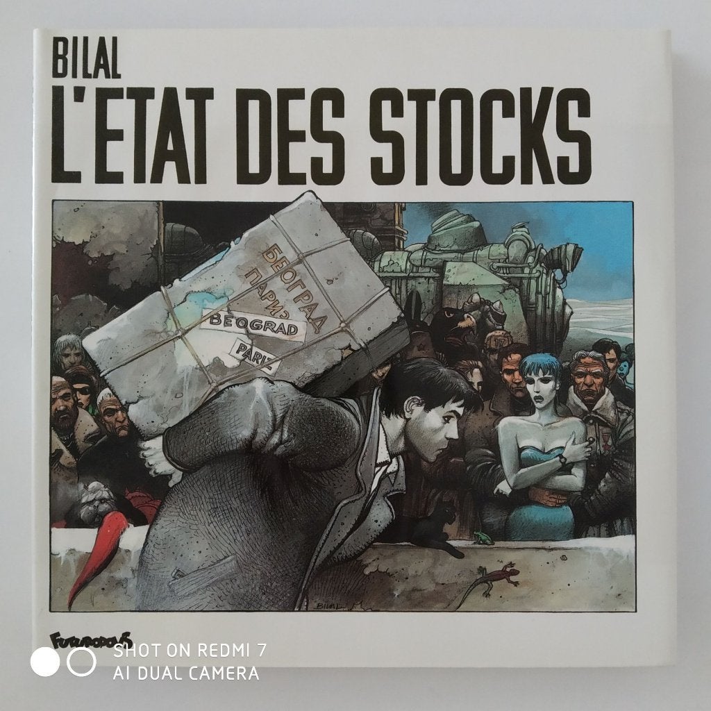 E.O. L'ETAT DES STOCKS (Enki Bilal) neuf., Neuf, Enki Bilal, Enlèvement ou Envoi, Une BD