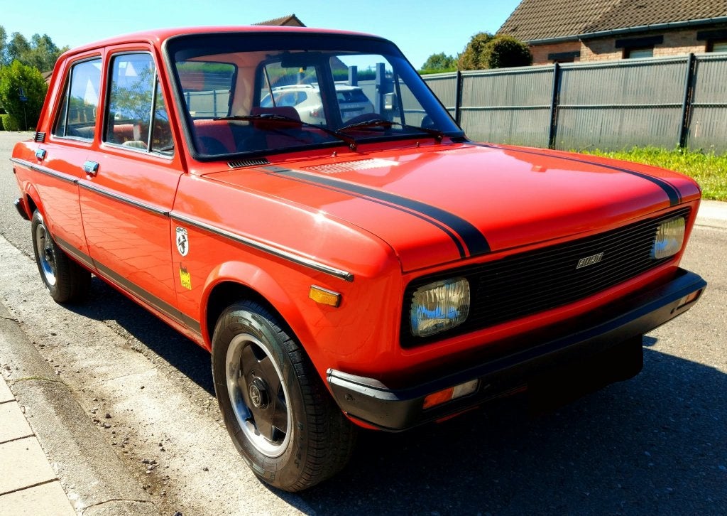 FIAT 128 LOOK ABARTH, Autos, Rouge, Achat, 4 portes, Boîte manuelle