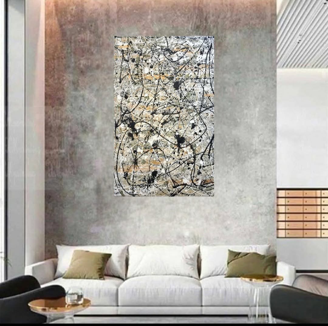 Echo van Beweging, Antiek en Kunst, Kunst | Schilderijen | Abstract, Ophalen