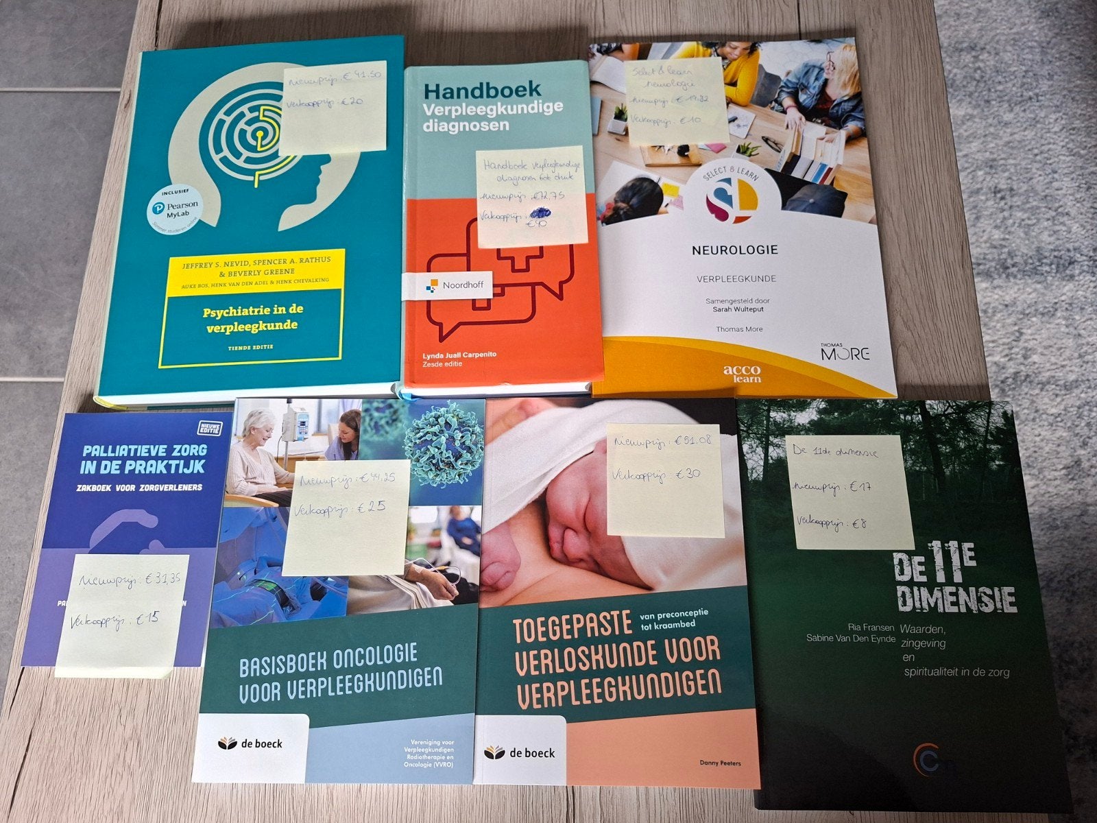 handboeken bachelor verpleegkunde, Ophalen, Zo goed als nieuw, Hogeschool