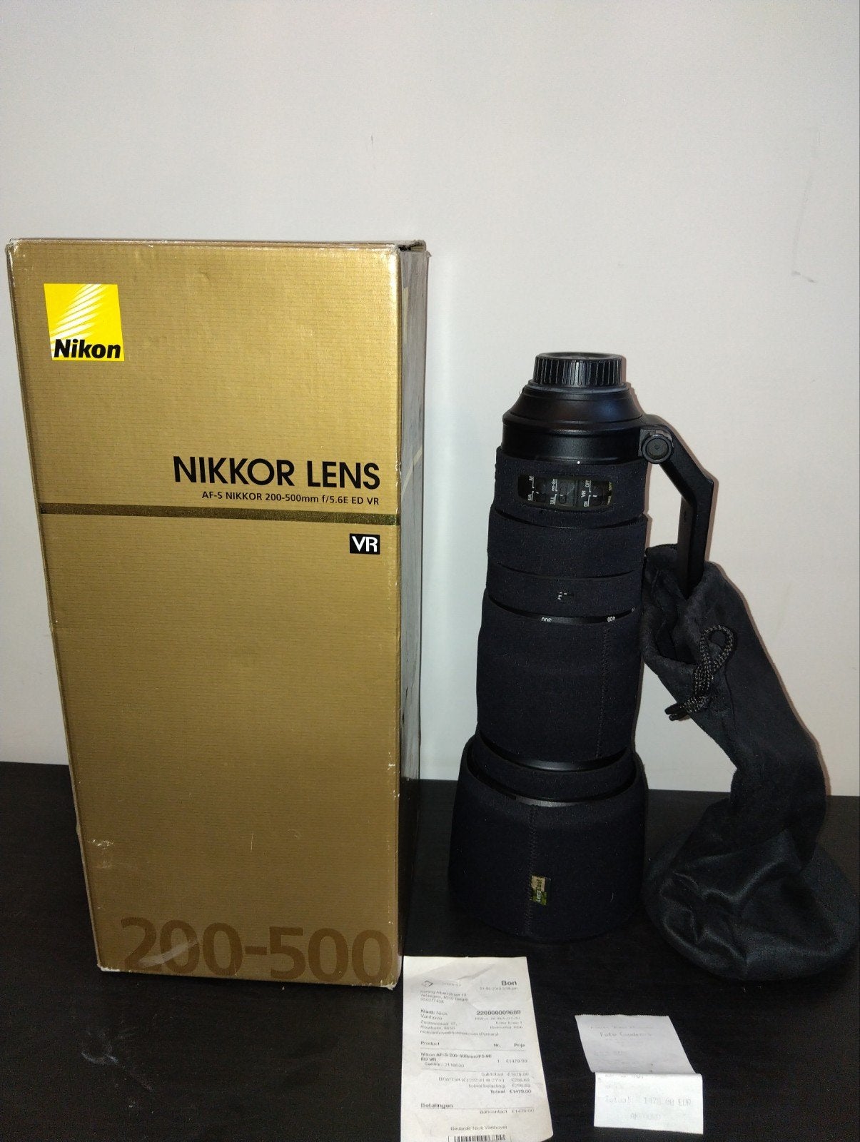 Nikon 200-500 vr, TV, Hi-fi & Vidéo, Photo | Lentilles & Objectifs, Enlèvement, Comme neuf, Nikon