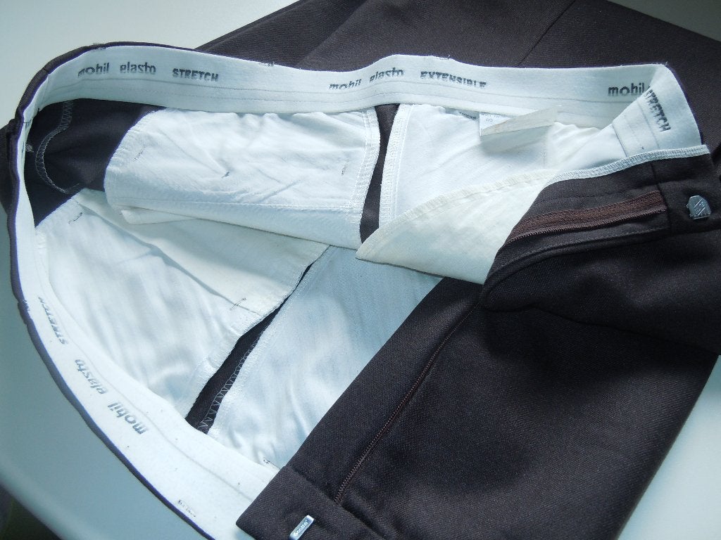 Donkerbruine winterbroeken., Kleding | Heren, Ophalen, Zo goed als nieuw, Bruin, Broek of Spijkerbroek