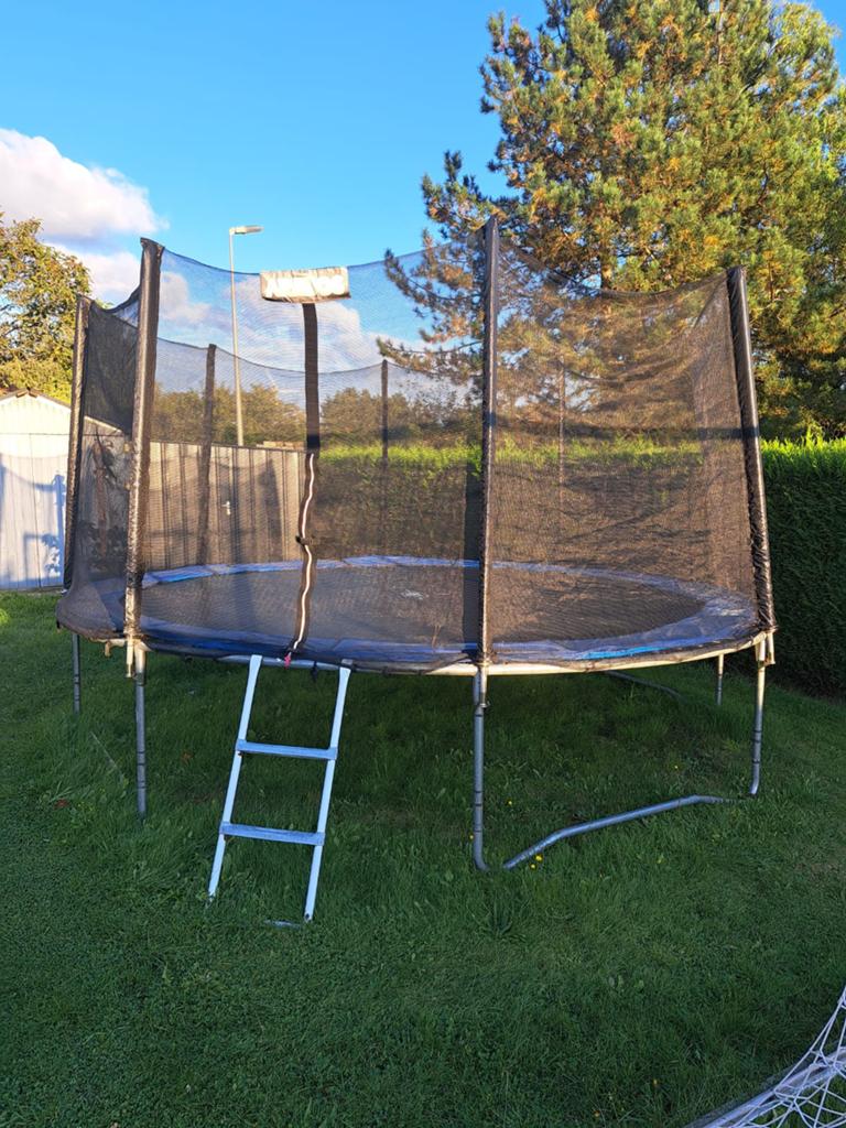 Trampoline, Kinderen en Baby's, Speelgoed | Buiten | Trampolines, Ophalen, Zo goed als nieuw