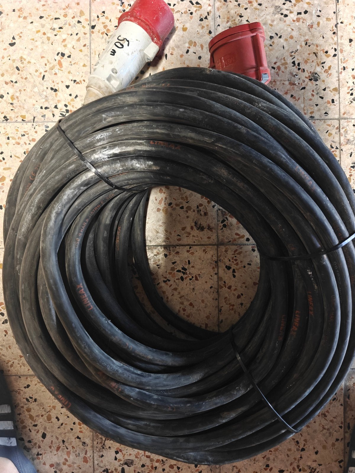 2x50M Câble souple de chantier H07RN-F 5G6 Nexans Lineax, Enlèvement ou Envoi