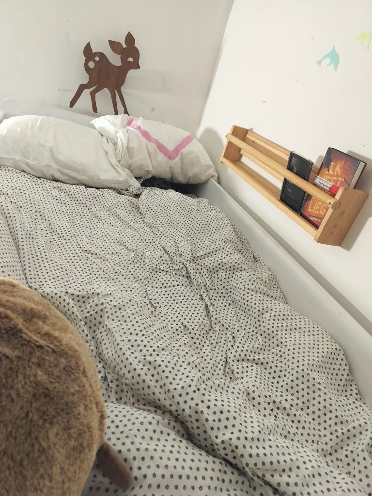 Hoogslaper Uniq met bureau en kast (90x200cm), Ophalen, Zo goed als nieuw, Hoogslaper