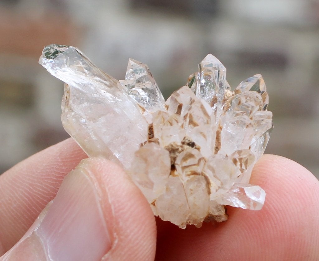 BERGKRISTAL cluster uit Erongo in NAMIBIE, Verzamelen, Mineralen en Fossielen, Ophalen of Verzenden, Mineraal