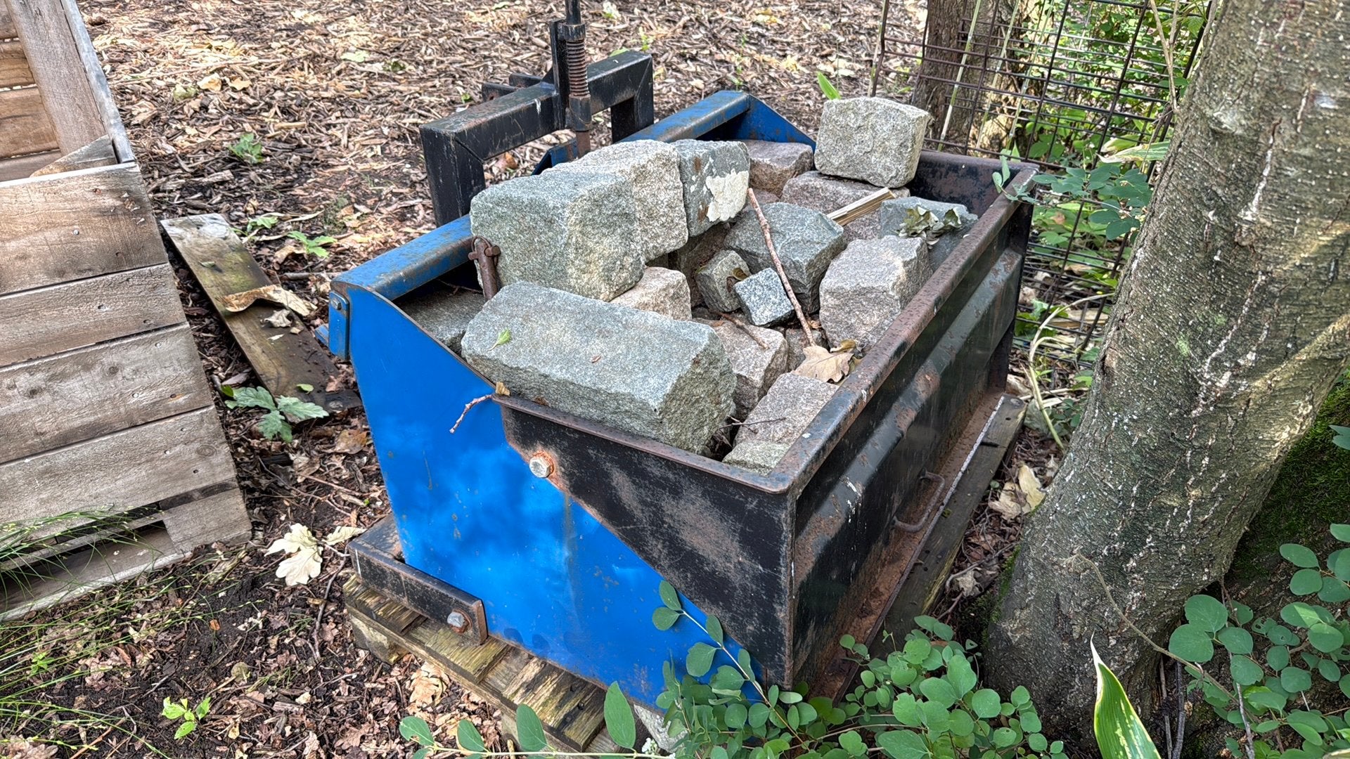 Transportbak ,schepbak , kipbak, grondbak 100cm, Zakelijke goederen, Landbouw | Tractoren, Ophalen