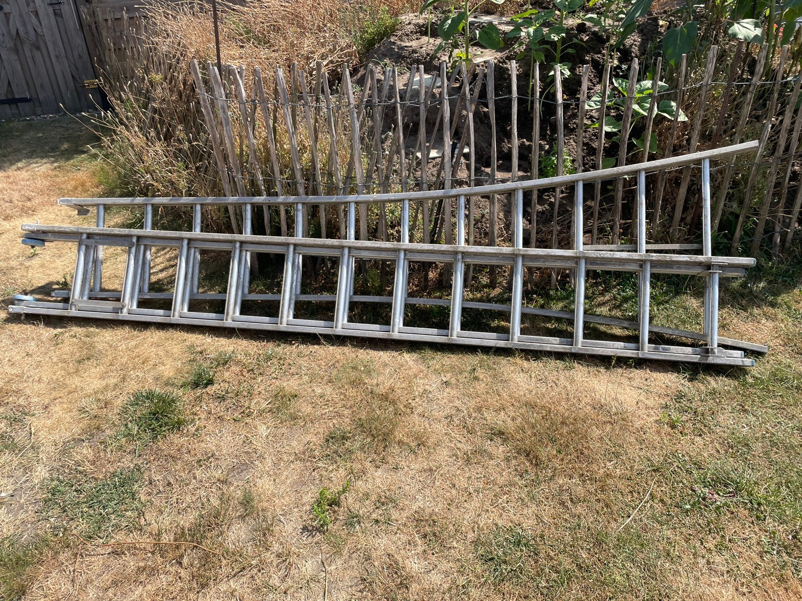 3 delige schuifladder, Ophalen, Gebruikt, Ladder, 4 meter of meer