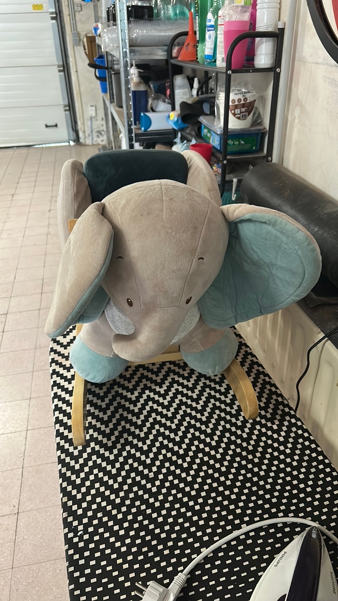 Nattou schommelolifant prijs kan besproken worden, Enlèvement, Comme neuf