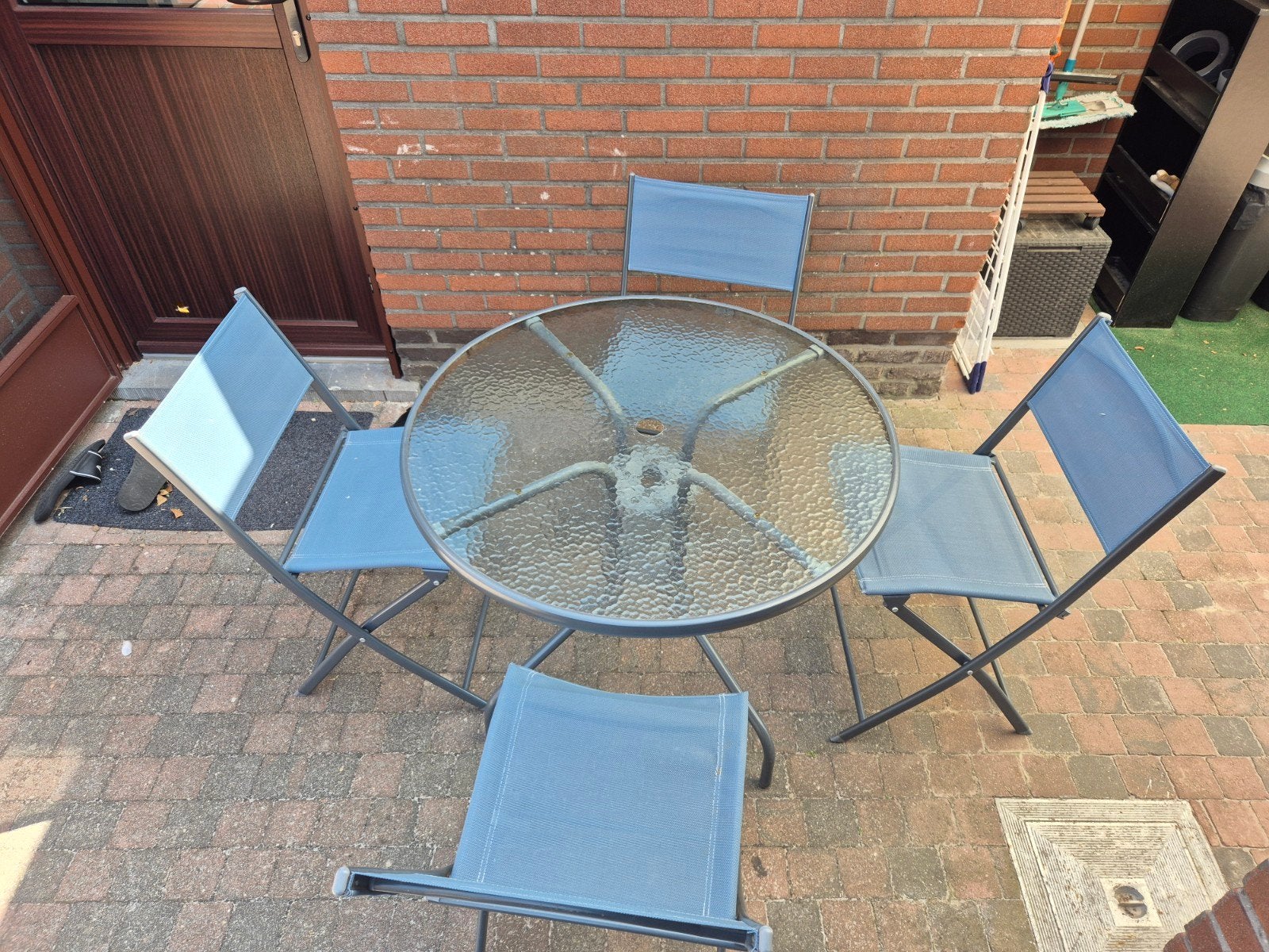 Tuinset - Tuintafel met 4 stoelen, Tuin en Terras, Ophalen of Verzenden