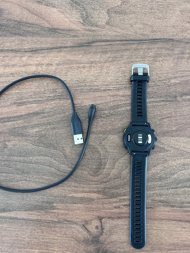 Garmin forerunner  55, Handtassen en Accessoires, Sporthorloges, Zo goed als nieuw, Zwart, Afstand, Calorieverbanding, Conditie