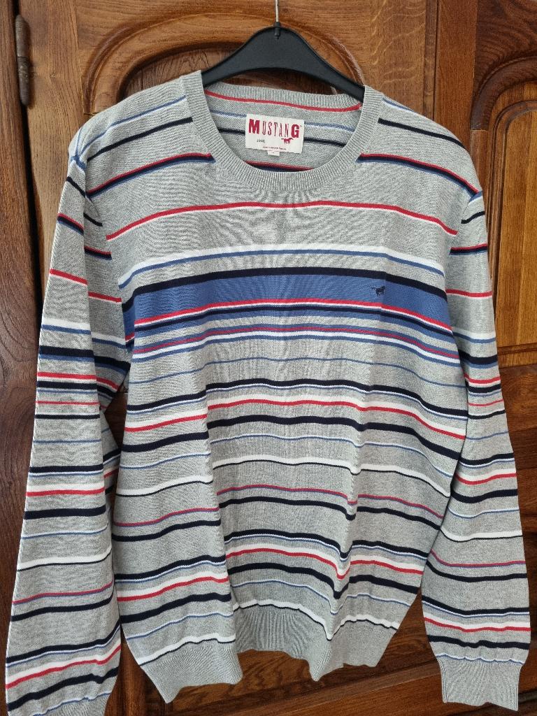 Mustang trui heren maat XL, Maat 56/58 (XL), Ophalen of Verzenden, Grijs, Mustang